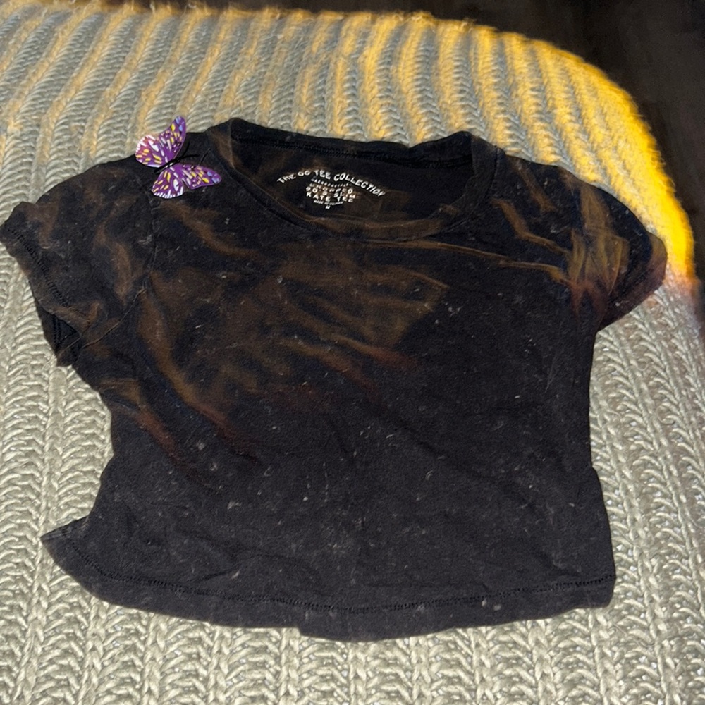 AEROPOSTLE The OG Tee Collection Black & White Size M Cropped